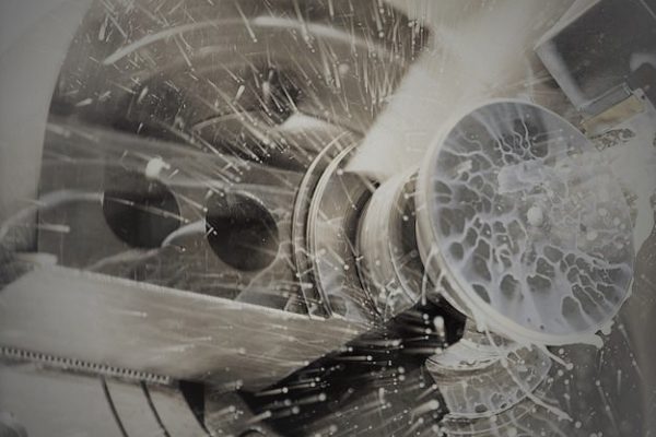 CNC lathe processing.